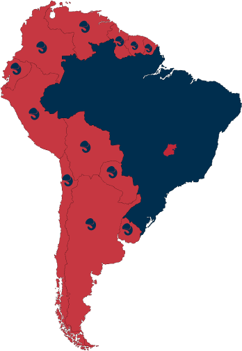 Atuação PROENG na América do Sul